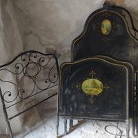 Letti (due) testiera e pediera anno 1890