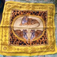 Foulard Versace 100% seta tigri campionario Foular