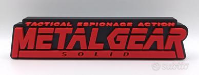 Logo Metal Gear Solid 24 CM Videogames Playstation