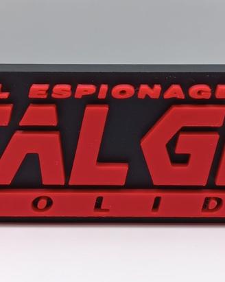 Logo Metal Gear Solid 24 CM Videogames Playstation