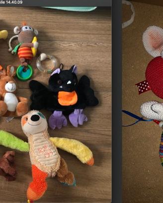 Lotto peluche varie marche (12 pz)