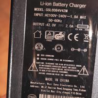 carica batteria per bici elettrica