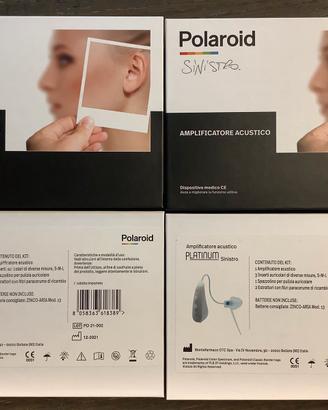Amplificatori acustici Polaroid Platinum DX e SX