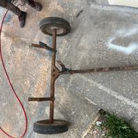 Carrello per motozappa