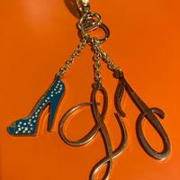 Portachiavi LIU JO con ciondoli  e scarpina blu
