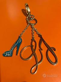 Portachiavi LIU JO con ciondoli  e scarpina blu