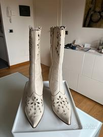 Stivali donna estivi in pelle