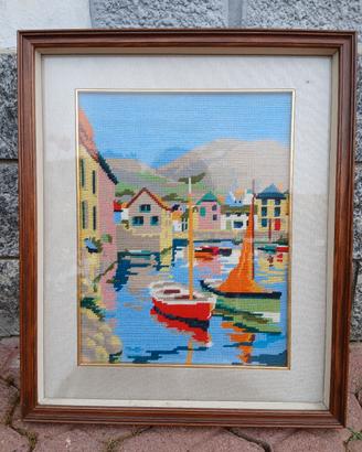 Quadro con paesaggio marino