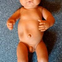 Effe Franca bambola vintage Nati Ora tipo Reborn