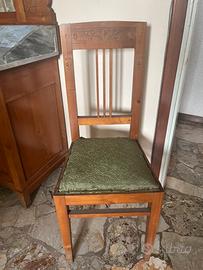 Sedie imbottite antiquariato primi ‘900