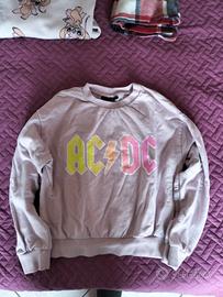 Felpa bimba rosa ac/dc