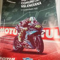 Manifesto locandina moto gp valencia rossi vr46