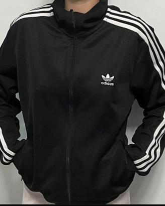 Felpa con zip adidas