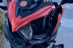 Kawasaki ER6F incidentata