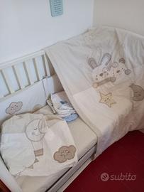 Lettino foppapedretti unisex con sponda regolabile