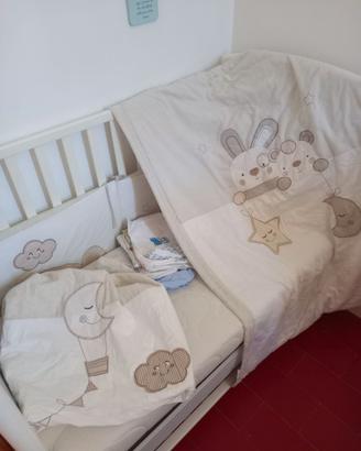 Lettino foppapedretti unisex con sponda regolabile