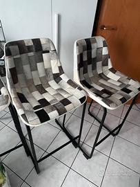 Nuovi sgabelli vintage in vero pelo originali