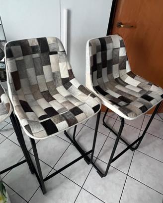 Nuovi sgabelli vintage in vero pelo originali