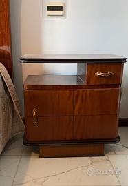 comodini camera matrimoniale legno impiallacciato 