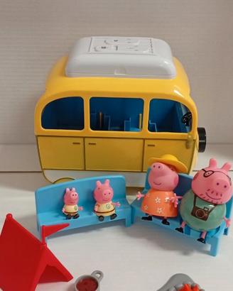 Peppa Pig Camper e set da campeggio