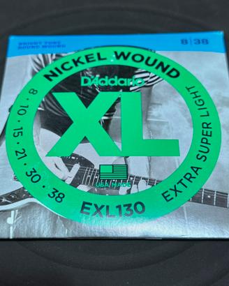 D’Addario EXL130 8-38 corde chitarra elettrica