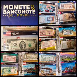 monete e banconote del mondo 26 uscite - 27 pezzi