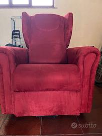 Poltrona relax elettrica reclinabile