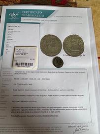 Lotto 6 monete romane periziate lecita provenienza