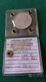 Repubblica Italiana - 5 Lire 1946