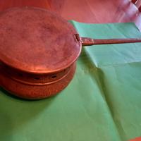 Braciere scaldaletto antico in rame