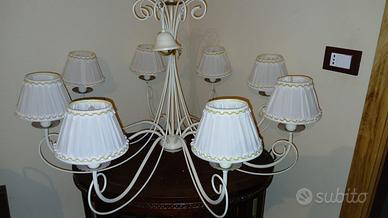 Lampadario in stile Shabby Chic