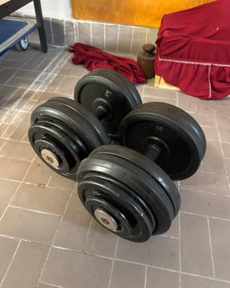 Manubri coppia 30kg ciascuno