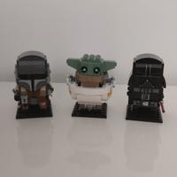 Lego Brickheadz Darth Vader e The Mandalorian 