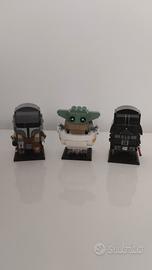 Lego Brickheadz Darth Vader e The Mandalorian 