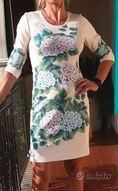 Vestito LALETO elasticizzato a fiori 