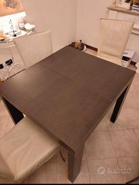 Tavolo rettangolare allungabile