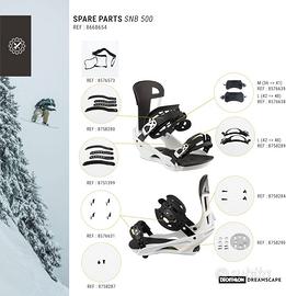 Attacchi Snowboard all Mountain & Freestyle Uomo S - Sports In vendita a  Salerno