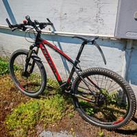 Mtb Mountain bike rosso grigio nero cambio slx