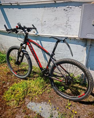 Mtb Mountain bike rosso grigio nero cambio slx