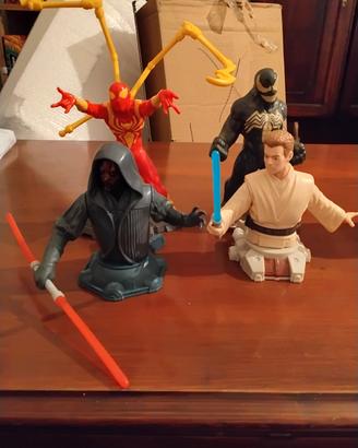Sorprese pasqua kinder  spiderman star wars