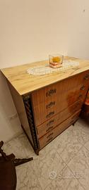 Arredo camera stile antico comodini marmo