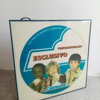 Insegna luminosa vintage pubblicità gelati