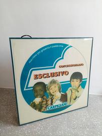 Insegna luminosa vintage pubblicità gelati