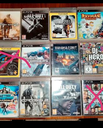 lotto 10 giochi per Ps3 Playstation 3 