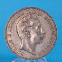 MONETA PRUSSIA IMPERO TEDESCO 5 MARCHI 1908