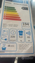 Lavatrice + asciugatrice  samsung