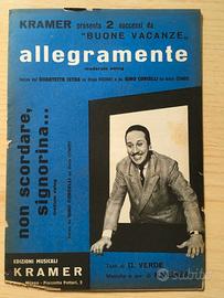 Kramer - Allegramente/Non Scordare, Signorina