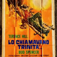 Chiamavano Trinità Manifesto 1970 Originale RARO