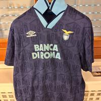 MAGLIA  LAZIO VINTAGE 93-94 BANCA DI ROMA UMBRO