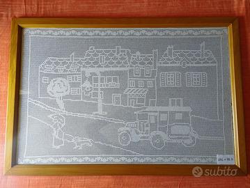 Quadro all’uncinetto 116x78,5